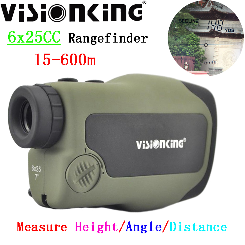 ビジョンキング高精度6x25レーザー距離計高さ角度測定600 - Golf Rangefinder のレビューと価格