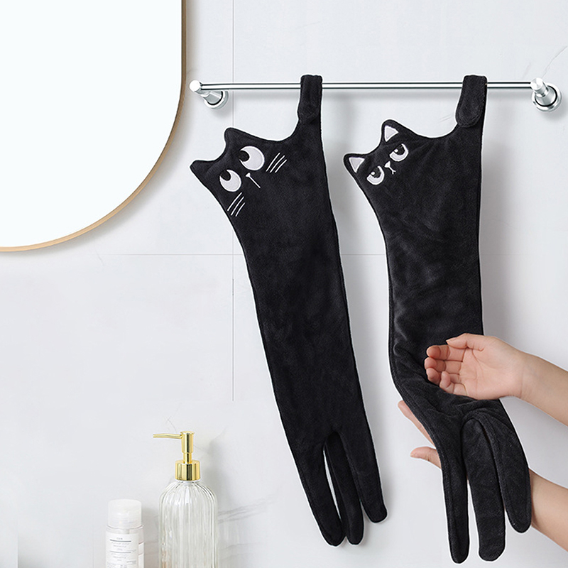 【新商品】面白い猫柄ハンドタオル キッチン/バスルーム用ハン - Golf Towel のレビューと価格