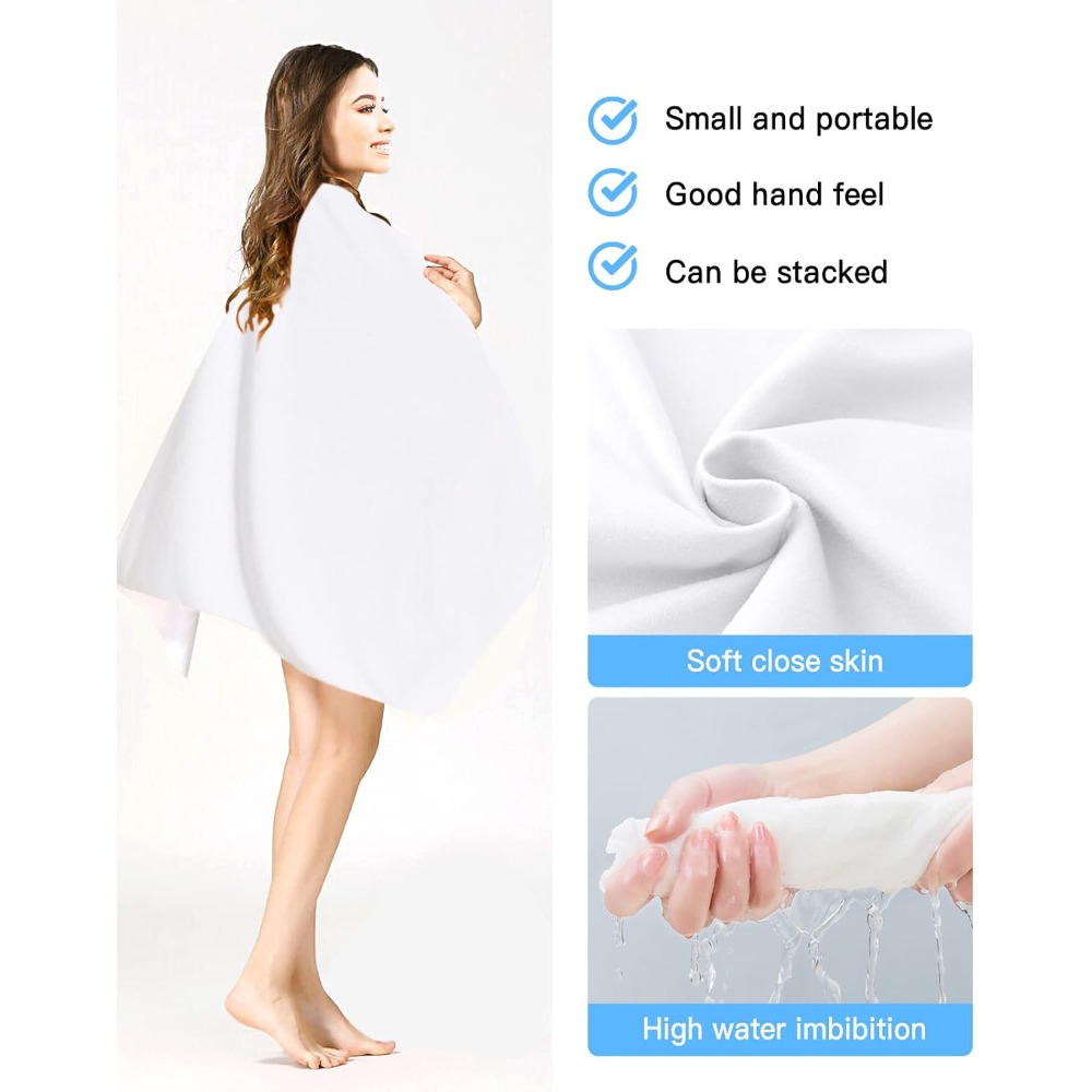 1枚入りビーチタオル 純白タオル ビーチ、お風呂、プール、ジ - Golf Towel のレビューと価格