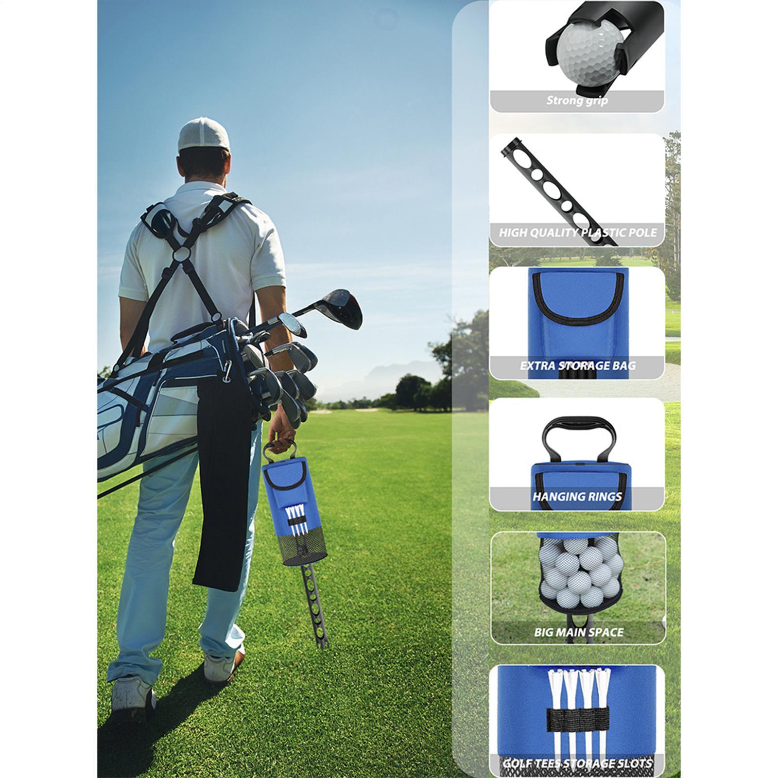 ゴルフボール用シャガーバッグ 取り外し可能 大容量 ナイロン - Golf Bag のレビューと価格