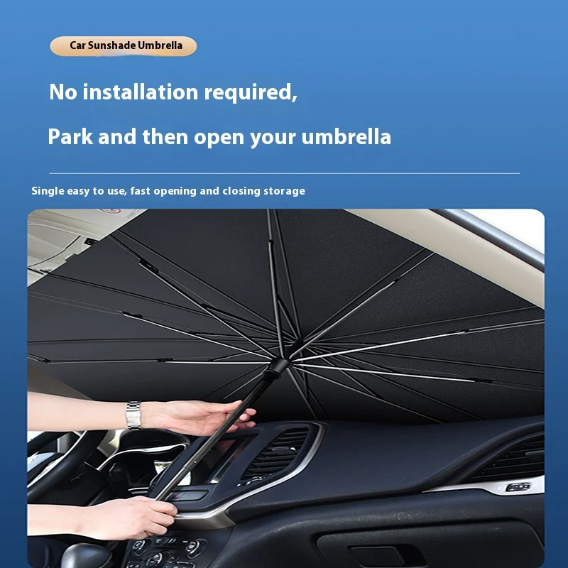 車のサンシェードフロントガラス傘 VW フォルクスワーゲン  - Golf Umbrella のレビューと価格