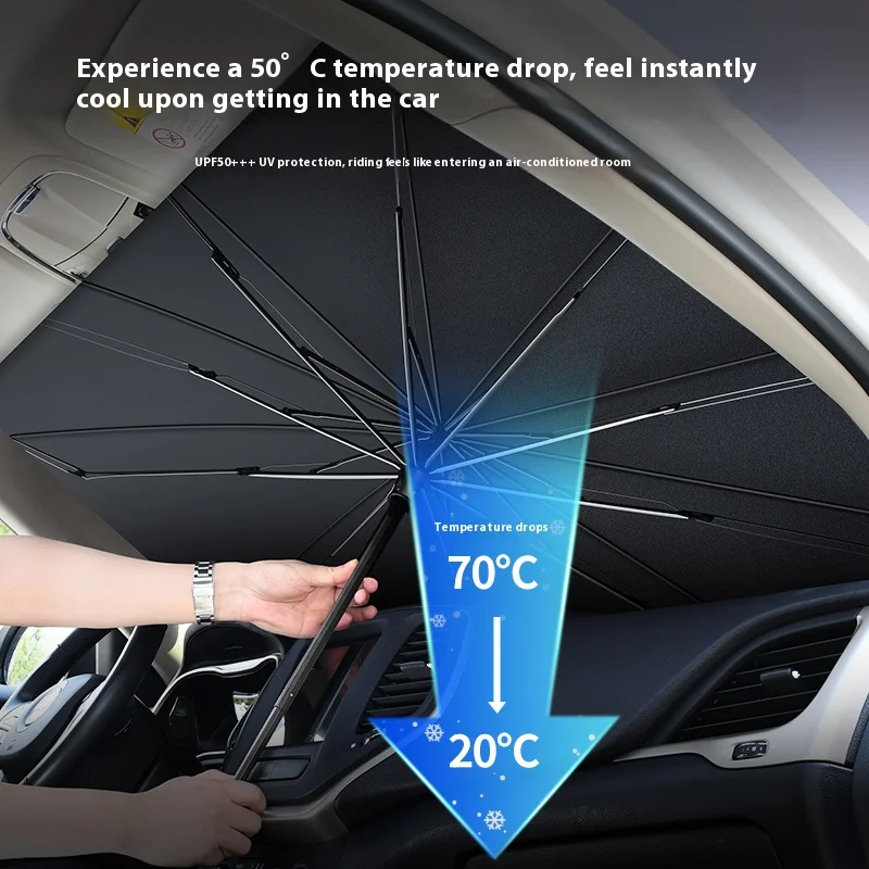 車のサンシェードフロントガラス傘 VW フォルクスワーゲン  - Golf Umbrella のレビューと価格