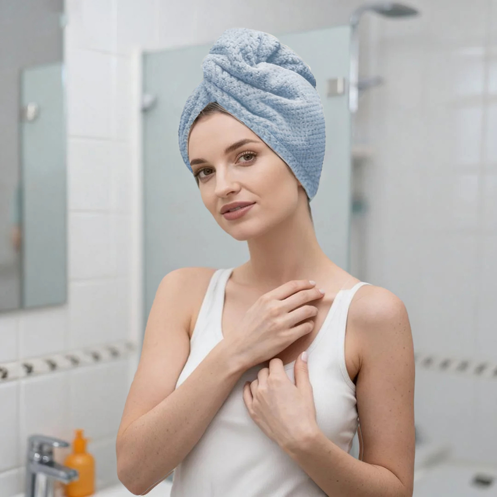 女性用ドライヘアタオル（ドライヘアキャップ） - コーラルフ - Golf Towel のレビューと価格